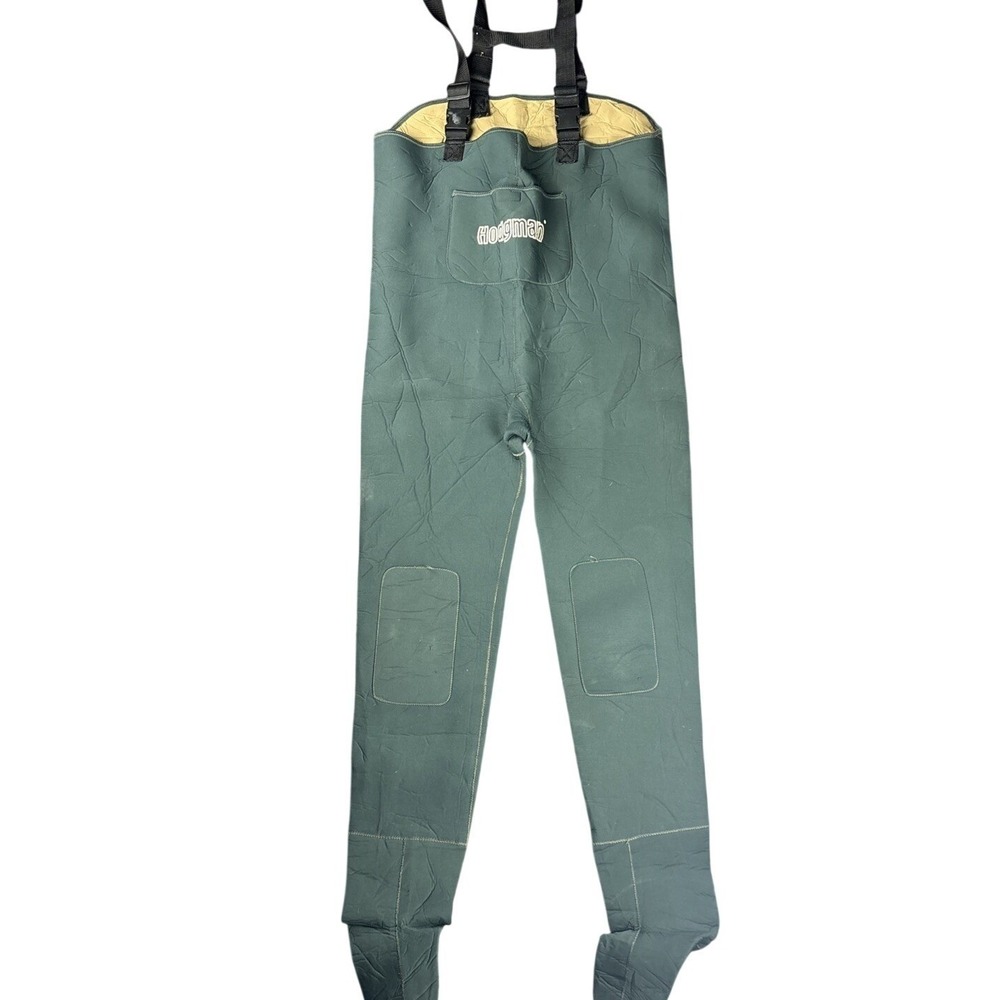 Vintage Hodgman Neoprene Stocking Foot Chest Waders Men's Size XL Short Green